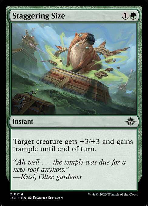 Staggering Size (The Lost Caverns of Ixalan)